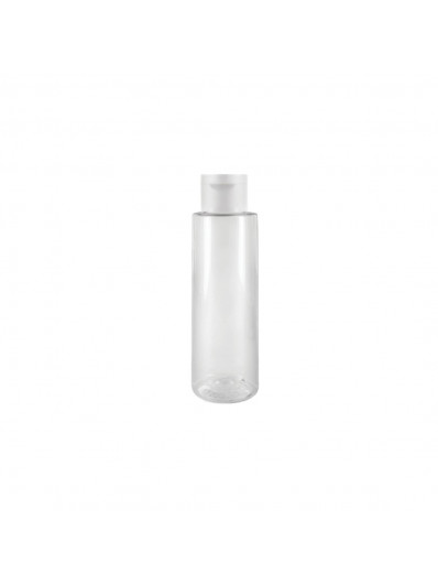 Flacon 100ml Transparent Capsule Blanche