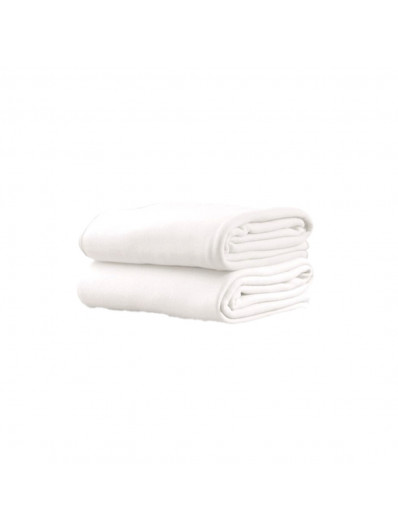 Couverture Polaire Polyester Blanche 180-120Cm