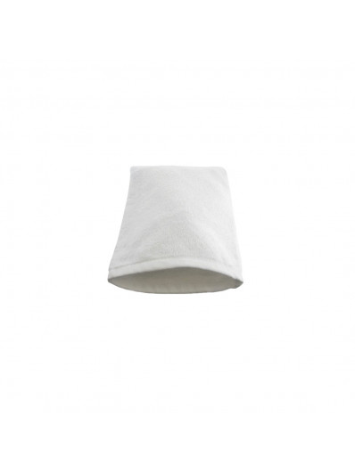 Gant De Toilette Blanc 100% Coton 16*22Cm