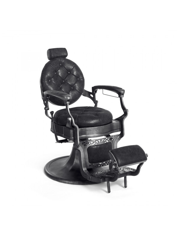 Fauteuil Barbier Clint Noir MCLINT B RCos