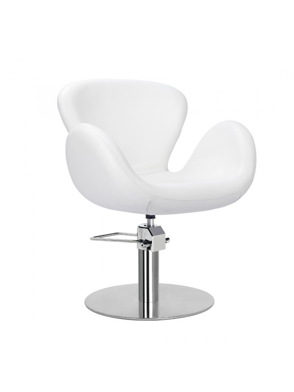 Fauteuil De Coupe Chloé Rond, Blanc MCHLOE WR RCos