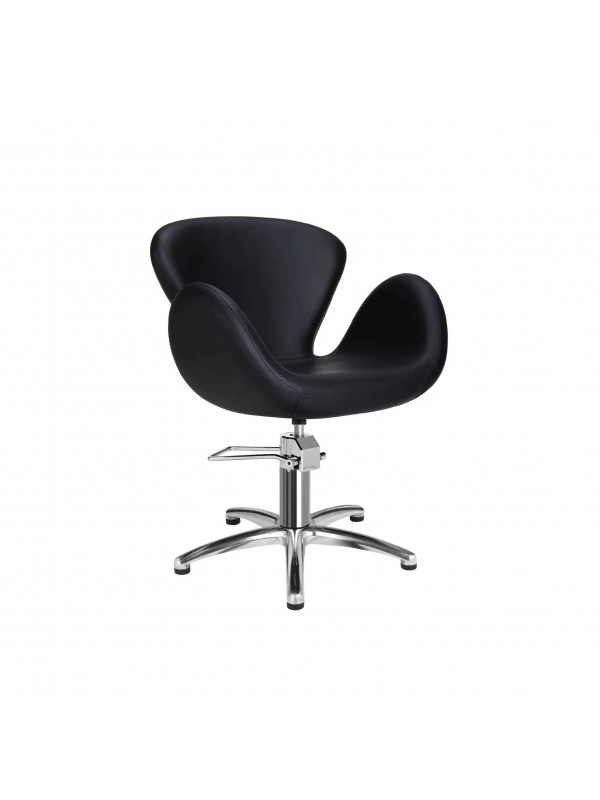 Fauteuil De Coupe Chloé Étoile Chrome, Noir MCHLOE F RCos
