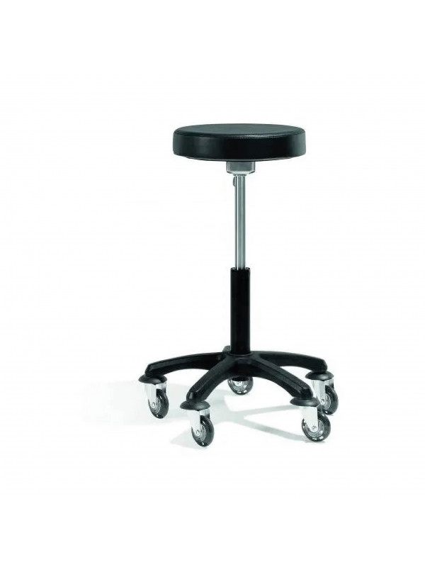 Tabouret Rollercoaster Round Pompe À Gaz Métal, Médium 0200401 RCos