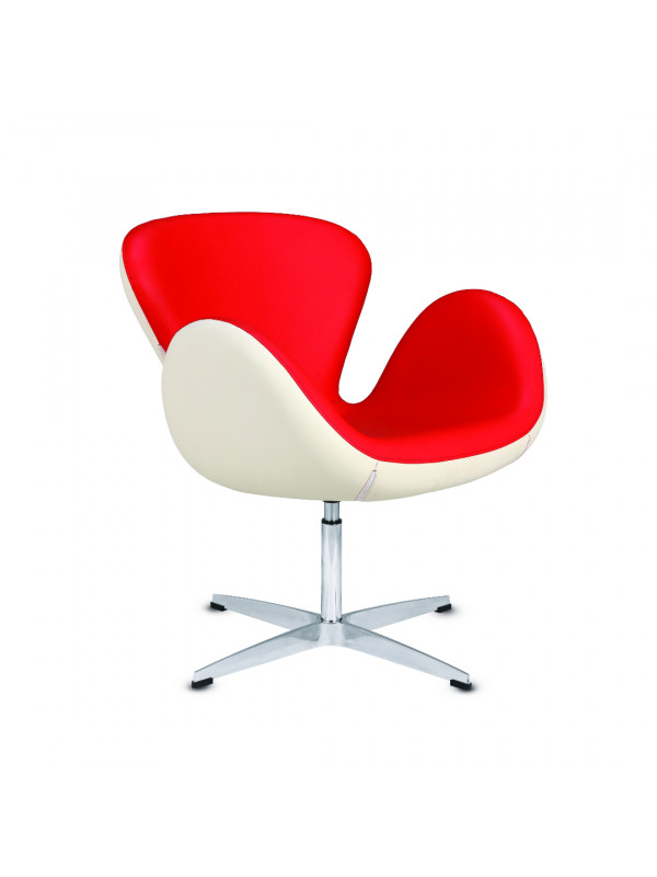 Fauteuil De Coupe Chloé Étoile Chrome, Rouge MCHLOE RF RCos