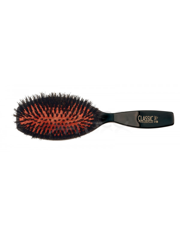 CLASSIC 76 BLACK OVAL PNEUM.BRUSH NYLON+BOAR 8455552 RCos