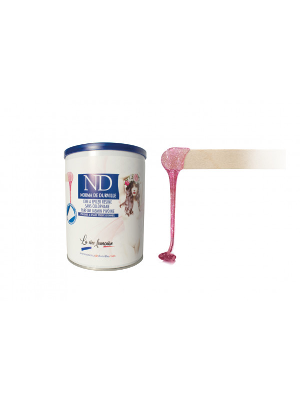 CIRE RESINE SANS COLOPHANE SAVEUR JASMIN PIVOINE 800 ML NOR8024 RCos