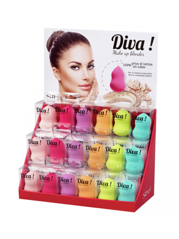DIVA MAKE UP BLENDER 1PCS 09045601pcs RCos