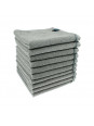Serviette microfibre soft touch grise x12 RCOSSERVGRISE RCos