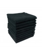 Serviette microfibre soft touch Black x12 RCOSSERVBLACK RCos