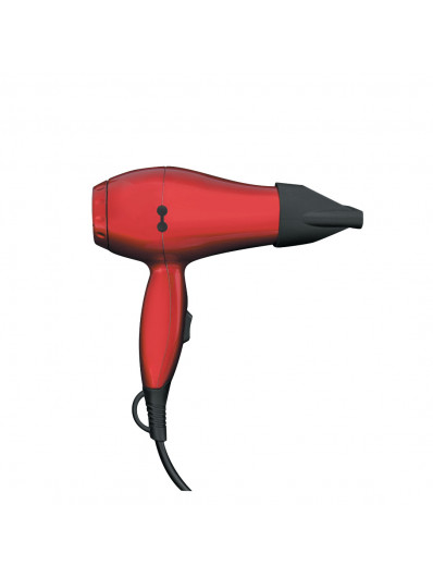 Mini Seche Cheveux 1100W Dc Noir 220/240V/110V Rouge