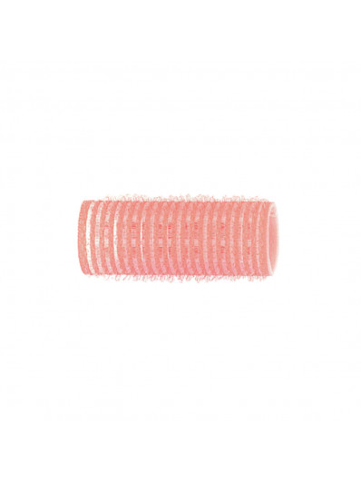 Bigoudis Adhesif 24Mm Rose 12 Pièces