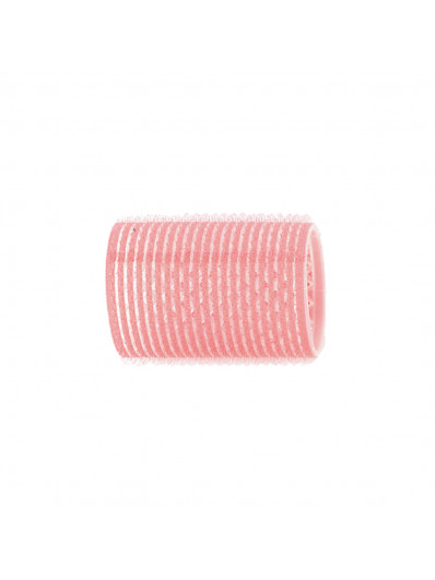 Bigoudis Adhesif  43Mm Rose 6 Pièces