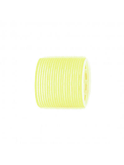 Bigoudis Adhesif 66Mm Jaune 6 Pièces