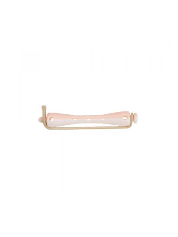 Bigoudis Permanente Blanc & Rose 6.5mm, 12pcs 4500349 RCos